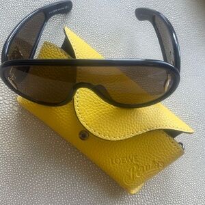Loewe sunglasses with leather case